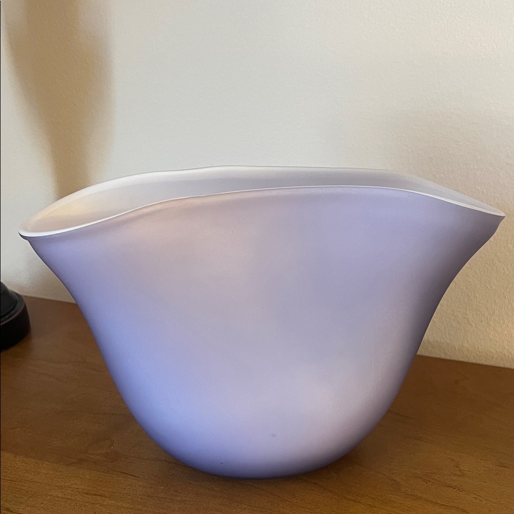 Pottery Barn Pinched Sides Freeform Vase.